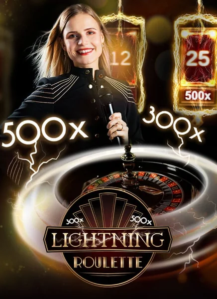 Lightning Roulette live game at Ozwin365 Group
