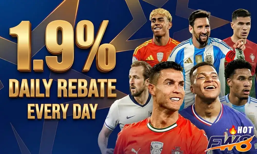 FW8 1.9% daily sports rebate in Nepal
