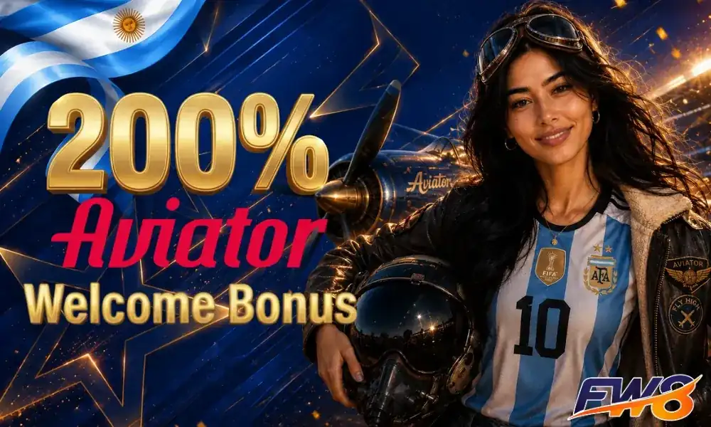 FW8 200% Aviator welcome bonus in Nepal