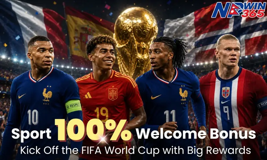 NPwin365 100% sports welcome bonus for the FIFA World Cup in Nepal