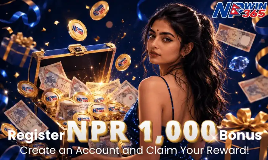 NPwin365 NPR 1,000 register bonus in Nepal