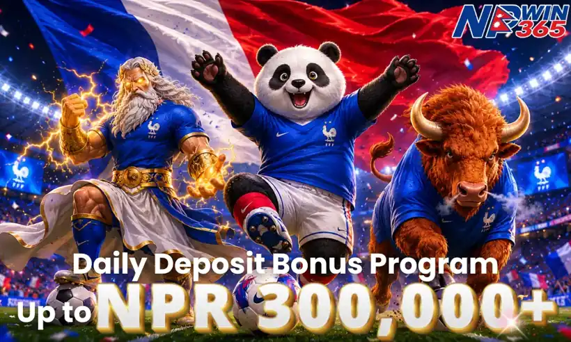 NPwin365 NPR 300,000 daily deposit bonus in Nepal