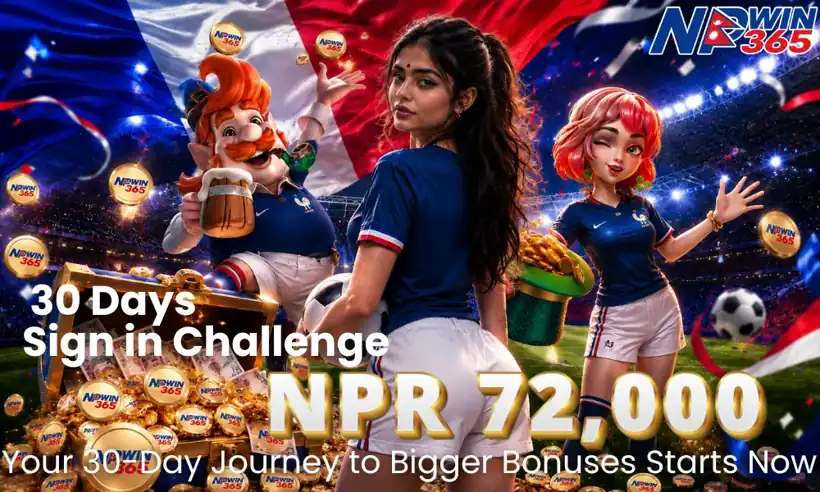 NPwin365 NPR 72,000 30-day sign-in challenge in Nepal