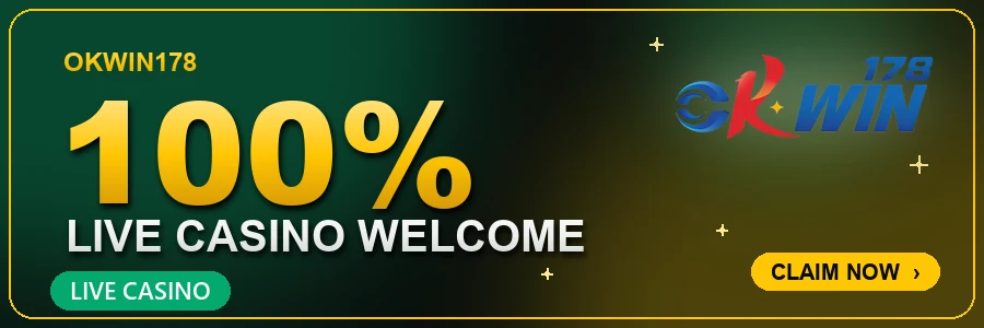 OKwin178 100% live casino welcome bonus in Nepal
