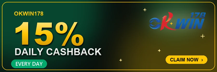 OKwin178 15% daily cashback on slots, crash, sports and casino in Nepal