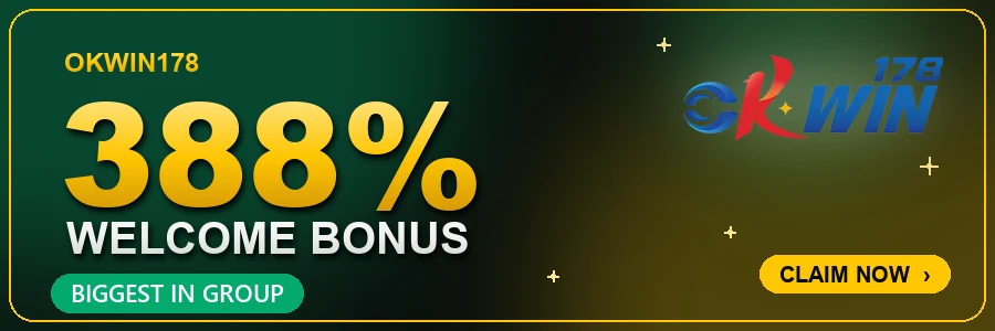 OKwin178 388% welcome bonus, the biggest first-deposit match in Nepal, in NPR