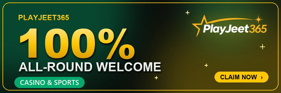 PlayJeet365 100% all-round welcome bonus for casino and sports in Nepal, in NPR