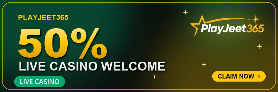 PlayJeet365 50% live casino welcome bonus in Nepal